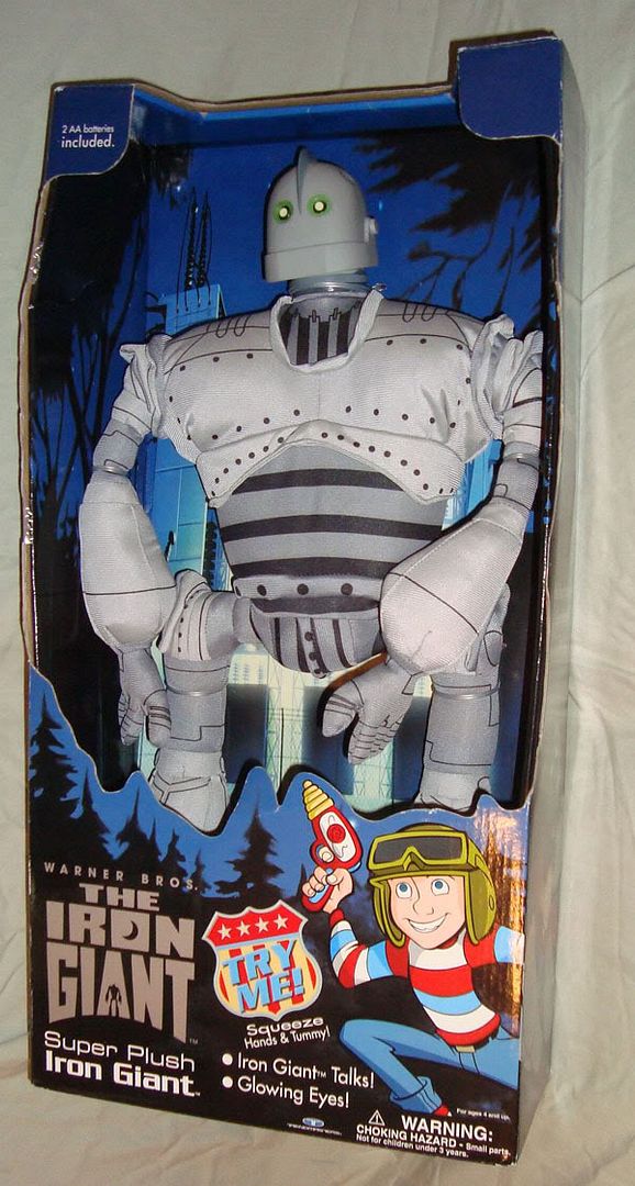 The Iron Giant Super Plush Doll Trendmasters Robot NIB eBay